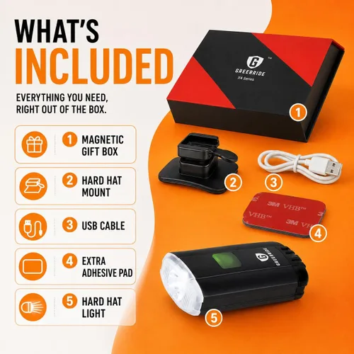 Vista 7 de Accesorio de luz recargable para casco de soldadura, luz LED para casco duro, linterna frontal con soporte para casco de bombero, capucha