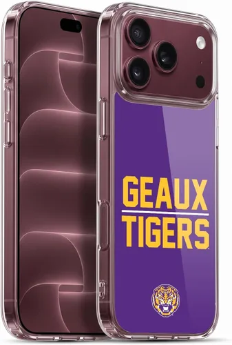 Vista 159 de Head Case Designs Funda de gel suave con licencia oficial de la Universidad Estatal de Louisiana LSU Camou compatible con Apple iPhone 7 Plus/iPhone
