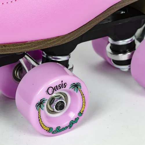 Vista 4 de Sure-Grip Pink Passion Oasis - Patines para exteriores (talla 10)