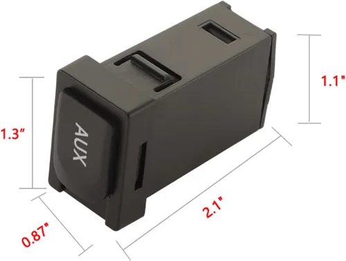 Vista 6 de 86190-02010 Adaptador auxiliar de entrada de puerto auxiliar compatible con Toyota 09-13 Corolla 07-14 Tundra 09-12 Tacoma 09-11 RAV4 10-11