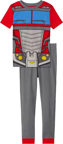 Vista 5 de Transformers Conjunto de pijama de algodón de 4 piezas para niño pequeñogrande