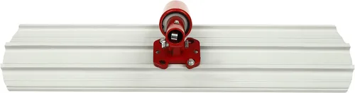 Vista 9 de Bull Herramientas de flotador de hormigón 35 x 8 "Red Round End Titanio-magnesio Aleación Hand Float Machine Concrete Cement Surface Smoothing Tool