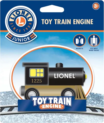 Vista 9 de MasterPieces Lionel - Juego de tren de madera original de 3 piezas, motor de vapor original, juguete para niños y niños con licencia