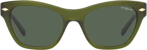 Vista 2 de Vogue Eyewear Woman Sunglasses Opal Green Frame, Dark Green Lenses, 51MM