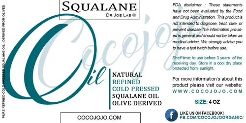 Vista 9 de Dr Joe Lab Aceite de escualano puro derivado de plantas, refinado prensado en frío de aceitunas, aceite portador vegano sin diluir para cara, piel