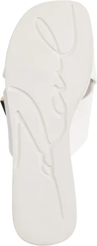 Vista 3 de Karl Lagerfeld Paris Sandalias planas Janie Slide Criss Cross para mujer