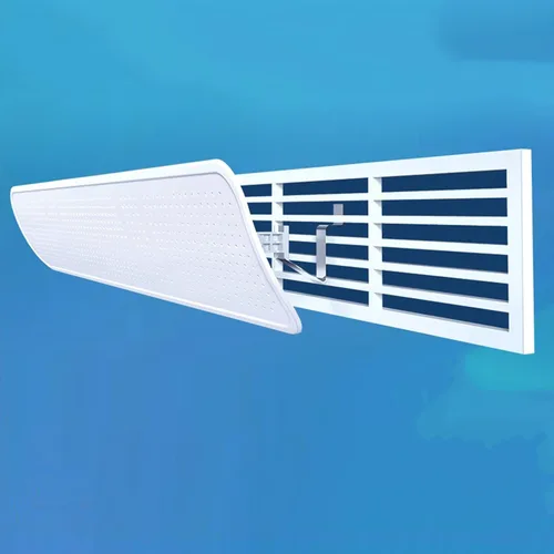 Vista 8 de Deflector de aire acondicionado ajustable, para el registro de aire acondicionado central y rejilla de pared lateral, salida de aire acondicionado