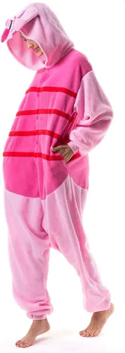 Vista 4 de Beauty Shine Pijama unisex de dibujos animados para adultos, disfraz de Halloween, Navidad, pijamas de felpa para cosplay