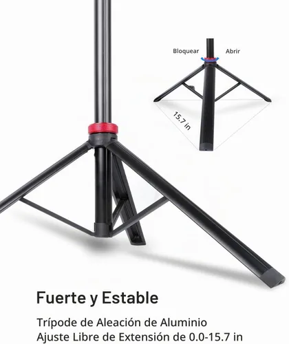 Vista 4 de 80" Tripod & Selfie Stick with Adapter for DJI Osmo Pocket 3 4