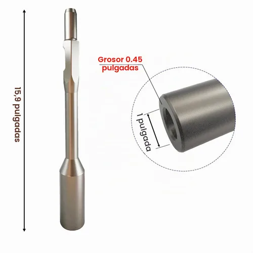 Vista 2 de 1" SDS HEX Ground Rod Driver, vástago hexagonal del conductor de la barra del taladro del martillo, muy resistente
