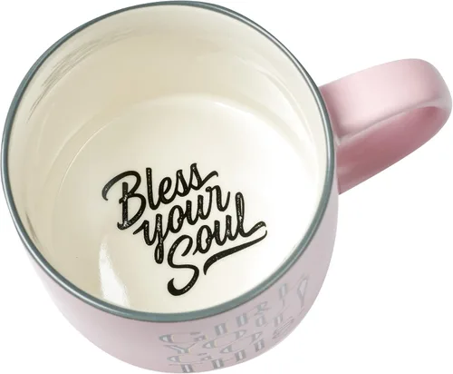 Vista 3 de Taza de café rosa XL con texto en inglés "Girl You Got This", divertidos regalos de cumpleaños para mujeres, mamá, compañera de trabajo, jefa dama