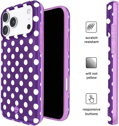 Vista 1242 de VELVET CAVIAR Funda para iPhone 15, compatible con MagSafe, probada contra caídas de 10 pies, fundas protectoras de diseño, leopardo color rosa