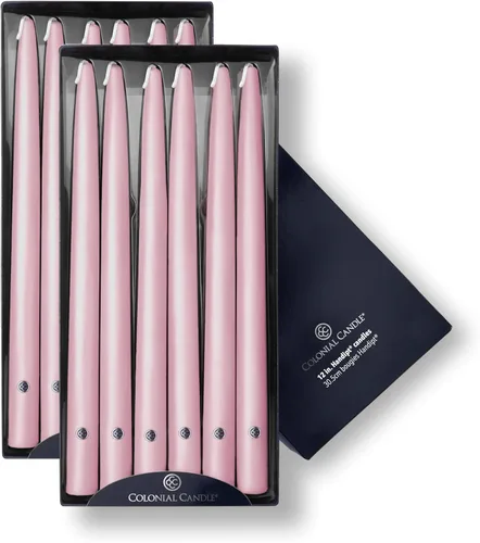 Vista 55 de Colonial Candle Handipt Collection - Vela cónica sin perfume, color blanco, 6 pulgadas, paquete de 12, hasta 4 horas de combustión