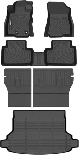 Vista 56 de Alfombrillas y forro de carga personalizados para Chevy Suburban/GMC Yukon XL 2015-2020 (con asiento de banco de 2da fila), protección para todo