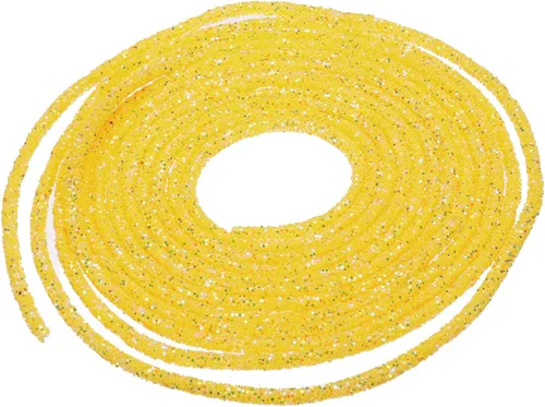 Vista 63 de MECCANIXITY Cuerda de lentejuelas con purpurina de 2.5 yardas, 6mm, 0.24 pulgadas, cuerda de tubo de lentejuelas con diamantes de imitación