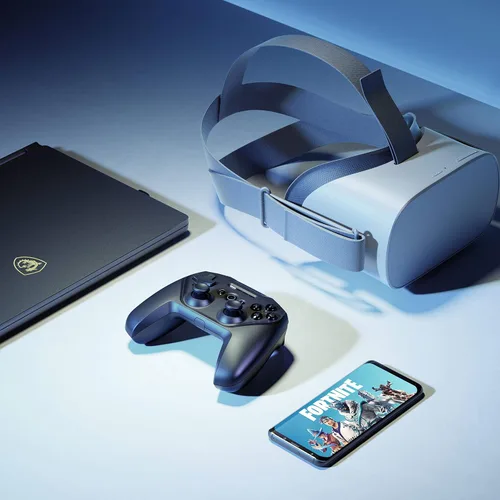 Vista 4 de SteelSeries Stratus Duo - Controlador inalámbrico para juegos - Compatible con Android Windows VR y Chromebooks - Conectividad inalámbrica dual