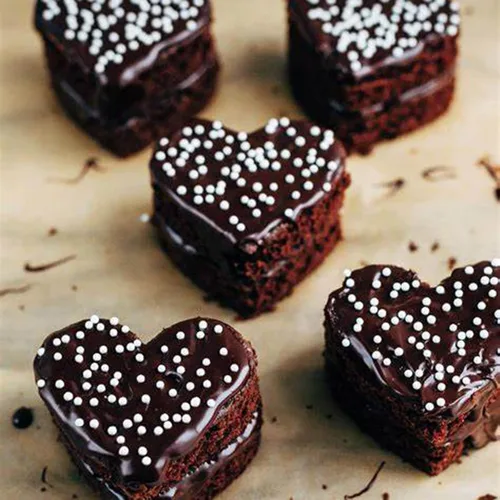 Vista 8 de Mini molde de silicona de 4 pulgadas para tartas de corazón, paquete de 2 moldes antiadherentes para el día de San Valentín, aniversario