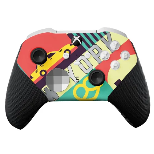 Vista 36 de Retro Comic Customised Wireless Controller for Elite by BCB. Original Elite Series 2 Controller Compatible with Xbox One / Series X & S. Customized