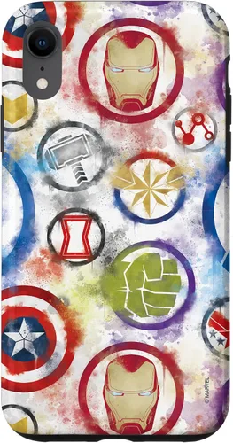 Vista 25 de Marvel Avengers Super Hero Icons - Carcasa para iPhone 17