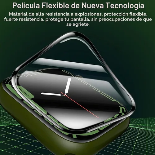 Vista 2 de Lamshaw Protector de pantalla compatible con Aeac Smart Watch, [3 unidades] Película protectora de pantalla suave de cobertura completa 3D