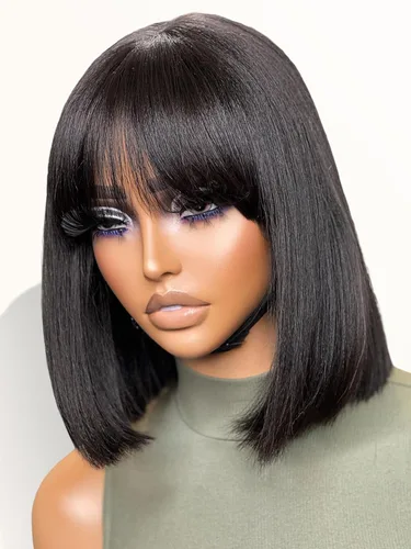 Vista 28 de Luvme Hair Ultra Confortable, de Colocación Rápida y Fácil, Corte Pixie Corto con Flequillo de 12.7 cm, con Tapa de Algodón Amistosa con la Piel