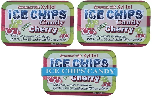 Vista 20 de ICE CHIPS Latas de caramelo de xilitol (Clove Plus, paquete de 3) - Incluye banda como se muestra