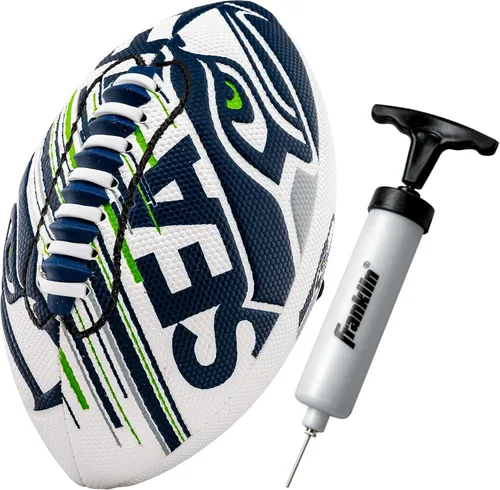 Vista 30 de Franklin Sports NFL Team Mini Balones de Fútbol Americano - Juvenil 8.5" Balón de Fútbol Americano con Licencia Oficial de la NFL + Conjunto