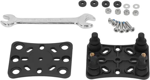 Vista 9 de Qiilu Soporte de teléfono para motocicleta con amortiguación de vibraciones, soporte para teléfono móvil de motocicleta, soporte para teléfono móvil