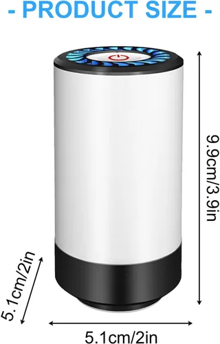 Vista 5 de Empaquetadora al vacío de alimentos de mano recargable por USB, sellador eléctrico ligero para natación, senderismo, necesidades de almacenamiento