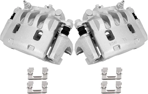 Vista 26 de SCITOO 18B5055 18B5054 Conjunto de pinzas de freno de disco con soporte para Chrysler Aspen 07-09, para Dodge Dakota/para Durango, para Dodge Ram