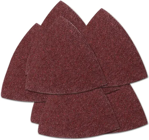 Vista 12 de Utoolmart Papel de lija para detalles, papel de lija triangular, almohadillas de lijado de gancho y bucle, multiherramienta oscilante triangular, 40
