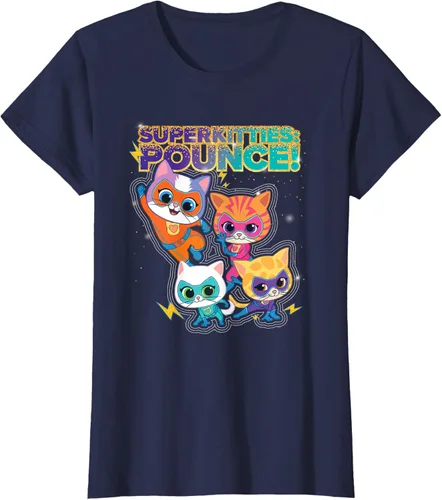 Vista 35 de Disney Junior SuperKitties Pounce! Camiseta de equipo completo, talla S