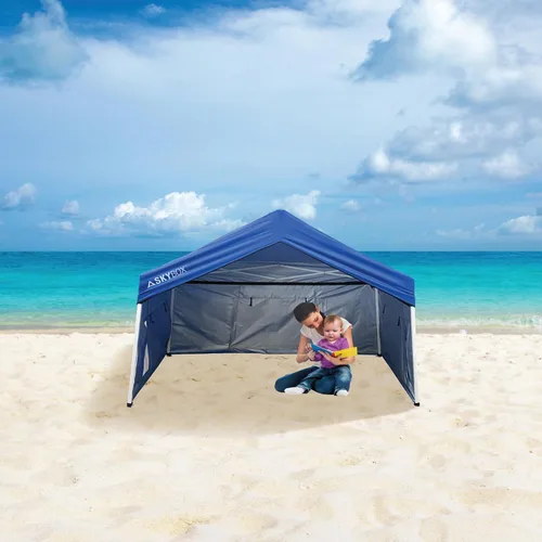 Vista 6 de Caravan Canopy Skybox 3.2 pies x 6.5 pies instantáneo, multiusos, altura
