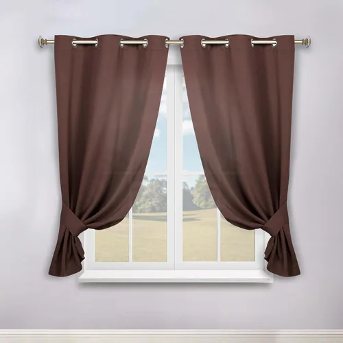 Vista 183 de Superior Cortinas Opacas, Oscurecimiento de Habitación, Dormitorio, Cortinas, Cocina, Acentos de Ventana de Sala de Estar, Bloqueo Solar, Térmico