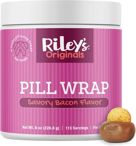 Vista 15 de Riley's Pastillero para perros – Pasta de pastillas de queso y tocino para perros – 4.2 oz