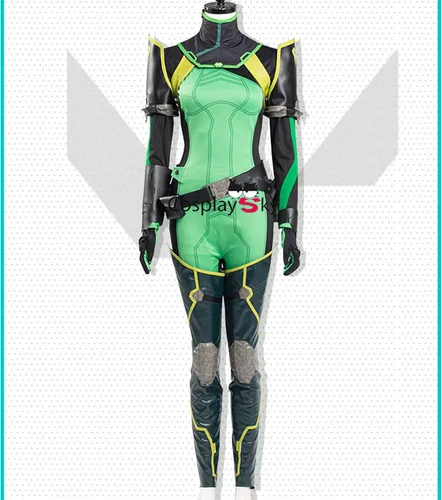 Vista 3 de Banbas VALORANT Viper - Disfraz de cosplay del mismo estilo cultura Festival Disfraces personalizados Anime Rave Halloween Cos