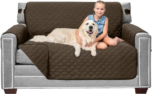 Vista 78 de Sofa Shield - Funda para sofá Loveseat con correa patentada, protector de cojín, funda reversible diseñada en EE. UU. resistente a manchas