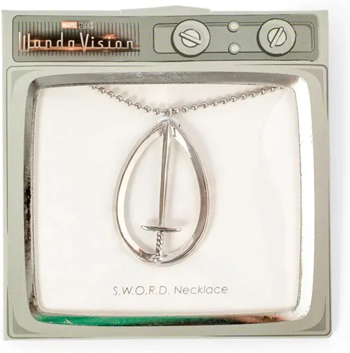 Vista 2 de Marvel Studios WandaVision Monica Rambeau S.W.O.R.D. - Collar con colgante de réplica Coleccionable oficial de cómics de MCU Joyería para mujeres