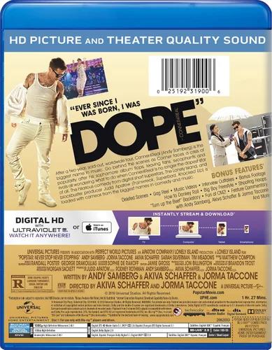 Vista 2 de Popstar Never Stop Never Stopping Blu-ray