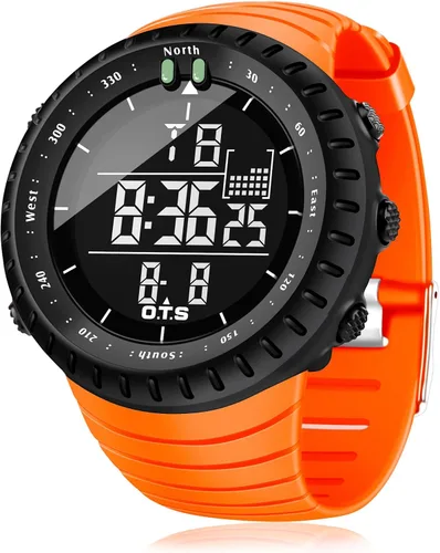 Vista 10 de PALADA Men's Digital Sports Watch Waterproof Tactical Watch with LED Backlight Watches for Men