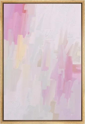 Vista 19 de MUDECOR Impresión en Lienzo Enmarcado Arte de Pared Pincelada Floral Abstracta en Tonos Neutros Cálidos Tonos Terrosos Ilustraciones Minimalismo