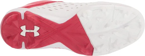 Vista 4 de Under Armour Zapato de béisbol unisex Leadoff Mid Junior de goma moldeada