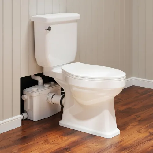 Vista 8 de Upflush Toilet for Basement, 23FT Head Lift Macerating Toilet System