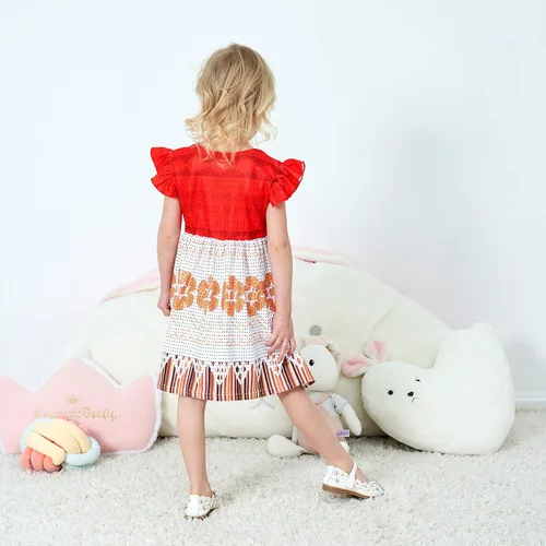 Vista 4 de LZJLSQHYH Lzjlsqyhy Moana - Vestido de princesa para niñas pequeñas