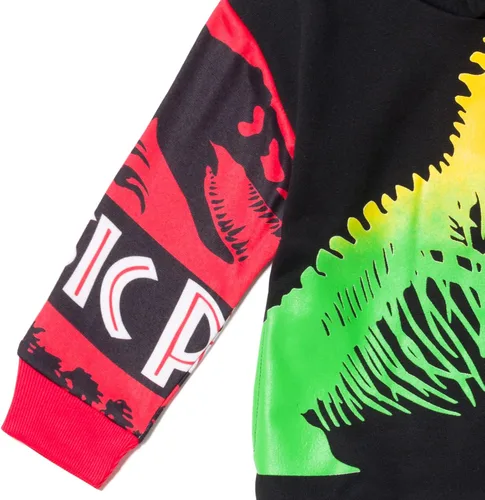 Vista 5 de Jurassic World Dinosaur T-Rex - Sudadera con capucha de forro polar para niños pequeños y grandes