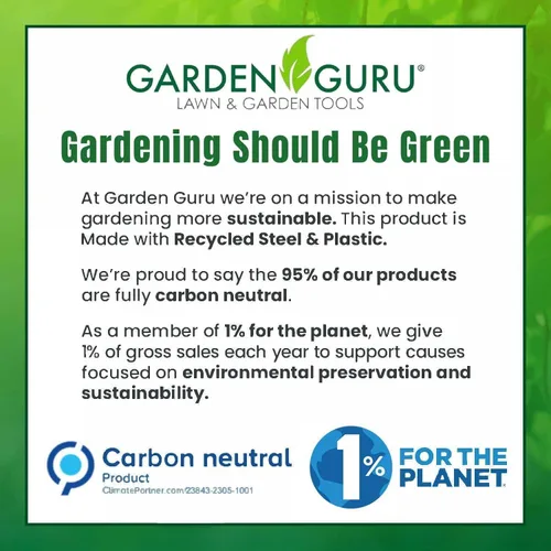 Vista 5 de Garden Guru Extractor de grietas de patio, herramienta para eliminar diente de león y raíces - arrancador de malas hierbas de acero inoxidable