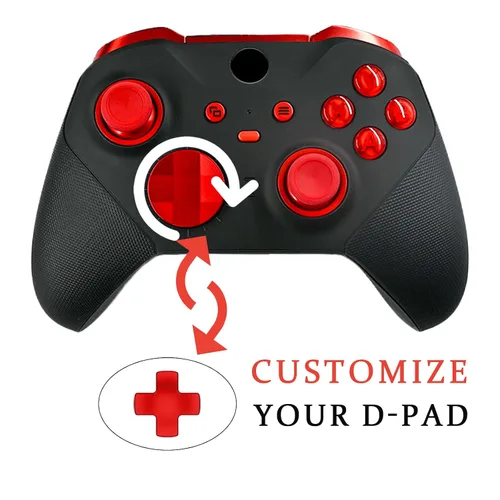 Vista 4 de Customized Elite Series 2 Controller(Magic Sound Red),Compatible with Xbox Elite Series 2 Controller,Gaming Controller Compatible for Xbox One, Xbox