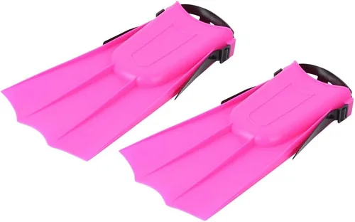 Vista 5 de Kadimendium Aletas de natación seguras y resistentes para esnórquel cortas, ligeras para adultos (aletas de natación)