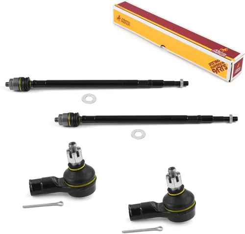Vista 198 de Metrix Premium Chassis Parts - Kit de 4 piezas de extremos de barra de acoplamiento frontal exterior e interior compatible con Nissan Pathfinder