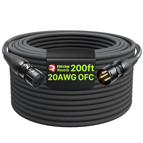 Vista 31 de AA AUDIO ACCESSORY Serie Oro Cables XLR Star Quad de 1.5 pies, Conectores Neutrik, Cable de micrófono 19AWG, Cable de micrófono trenzado en nylon